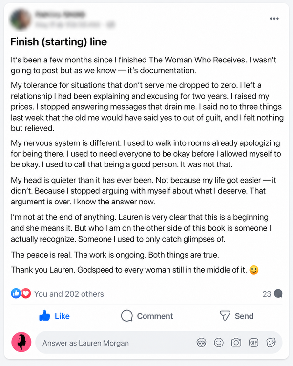 Post from the private readers group